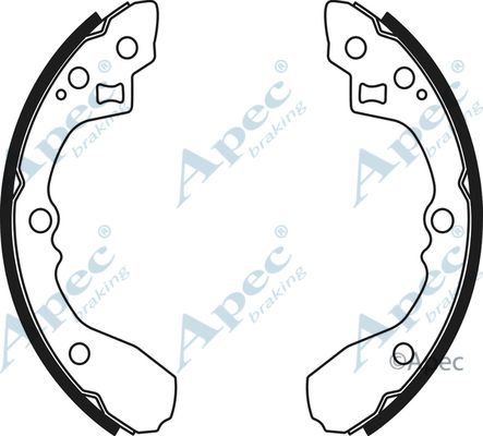 APEC BRAKING Piduriklotside komplekt SHU789